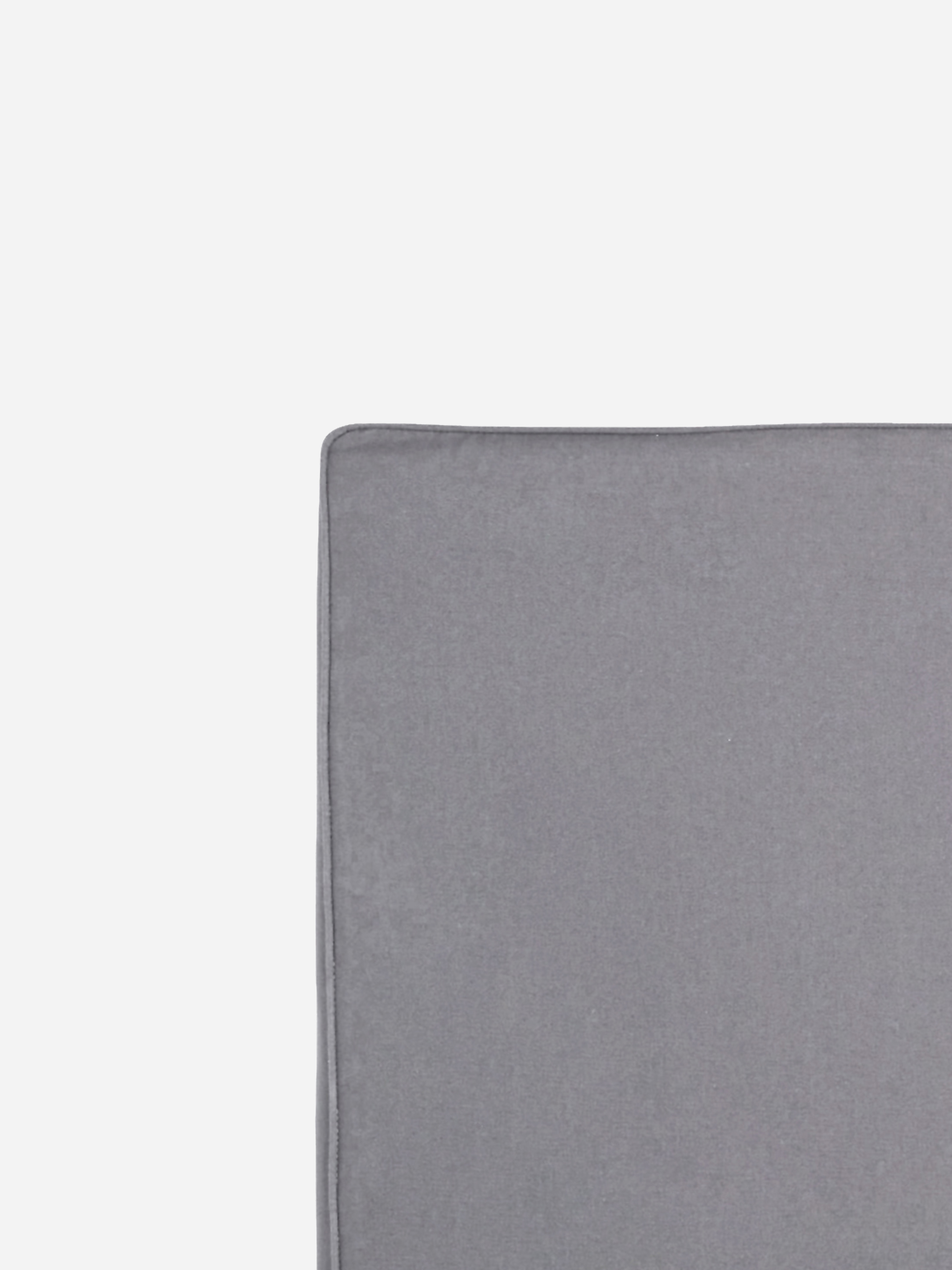 Mille Notti Alexandra Sänggavelöverdrag Canvas Ljusgrå Canvas