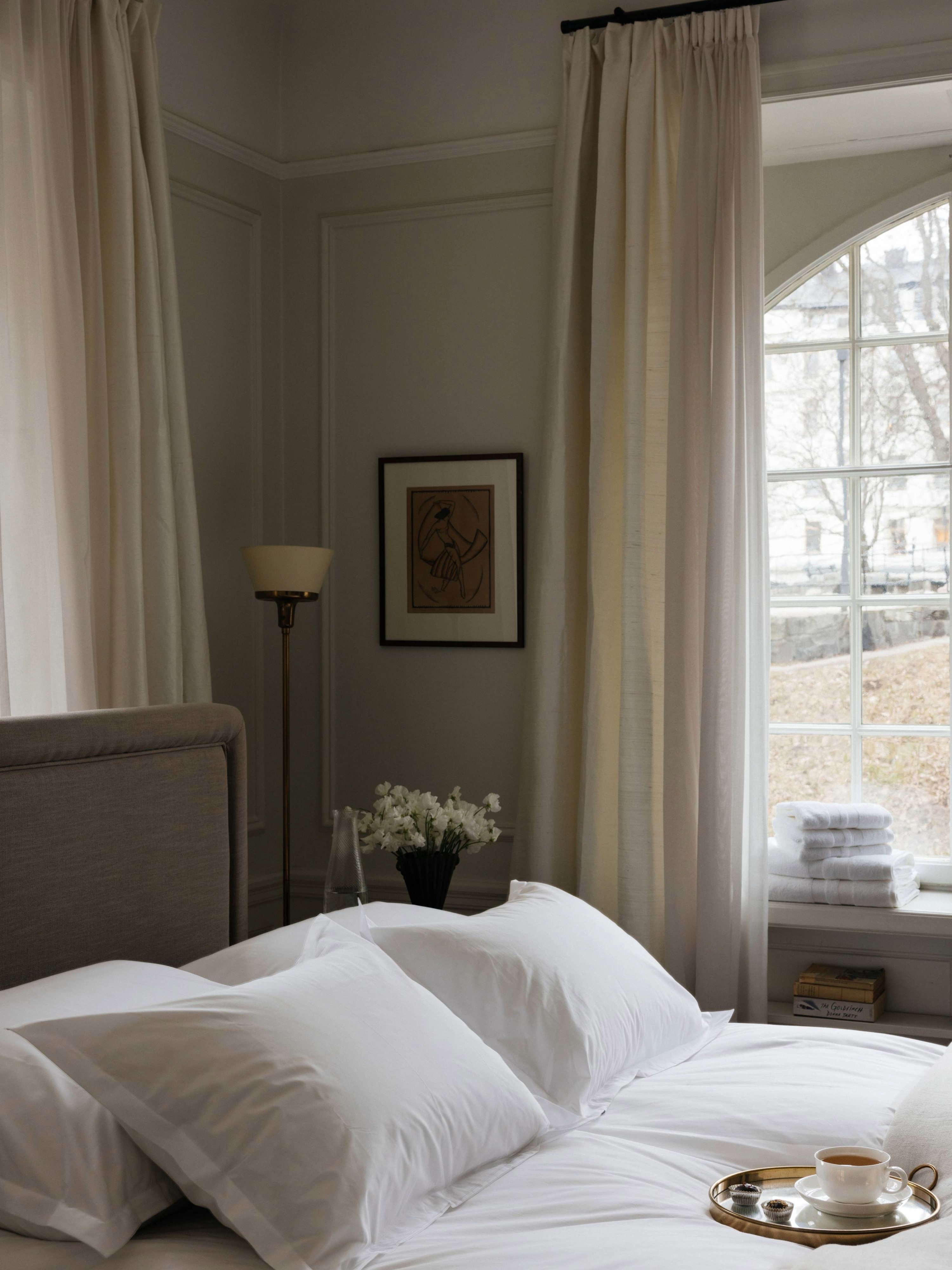 Mille Notti Pousada Pillowcase Organic White Percale