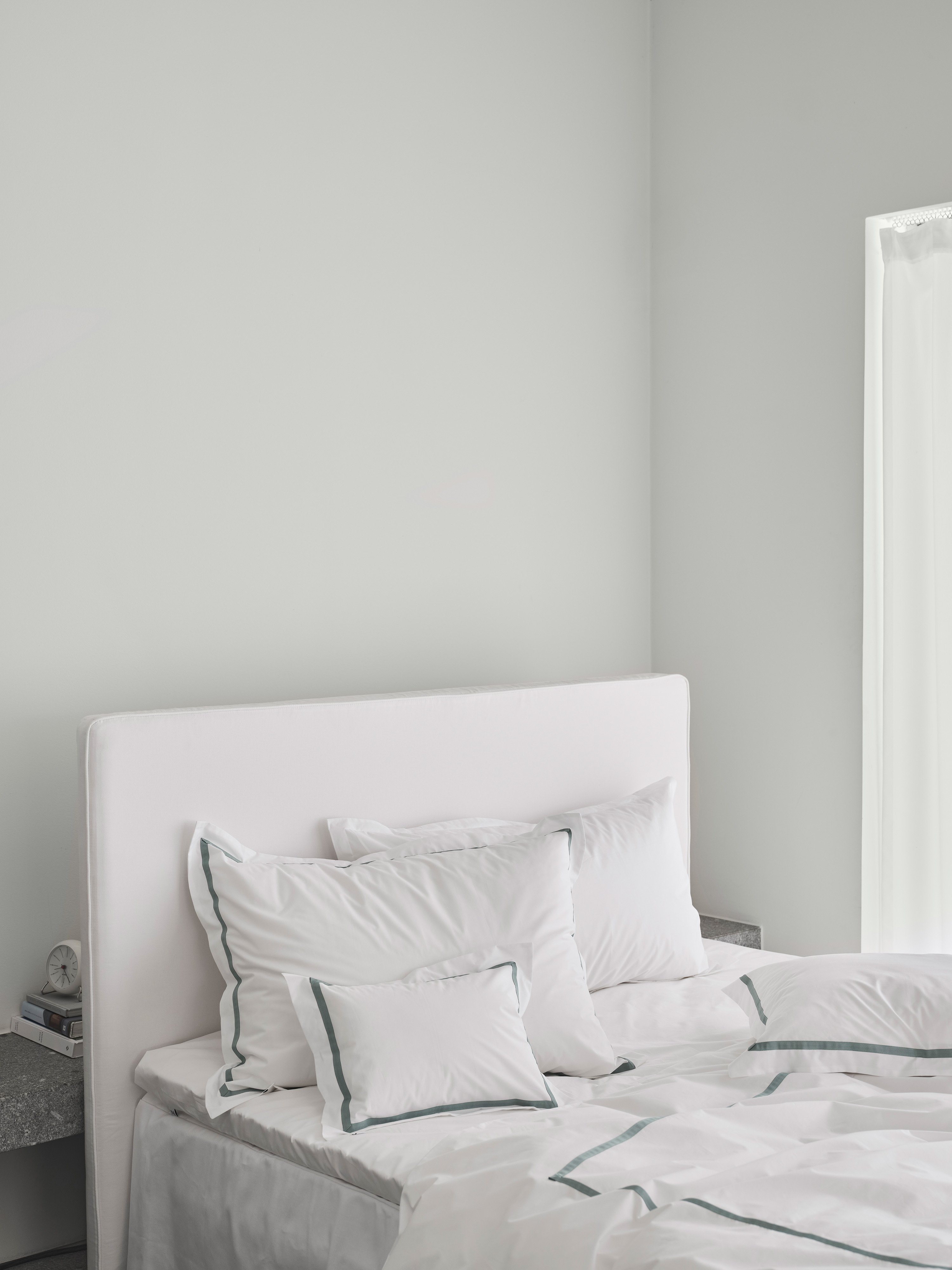 Mille Notti Alexandra Headboard Canvas White Canvas