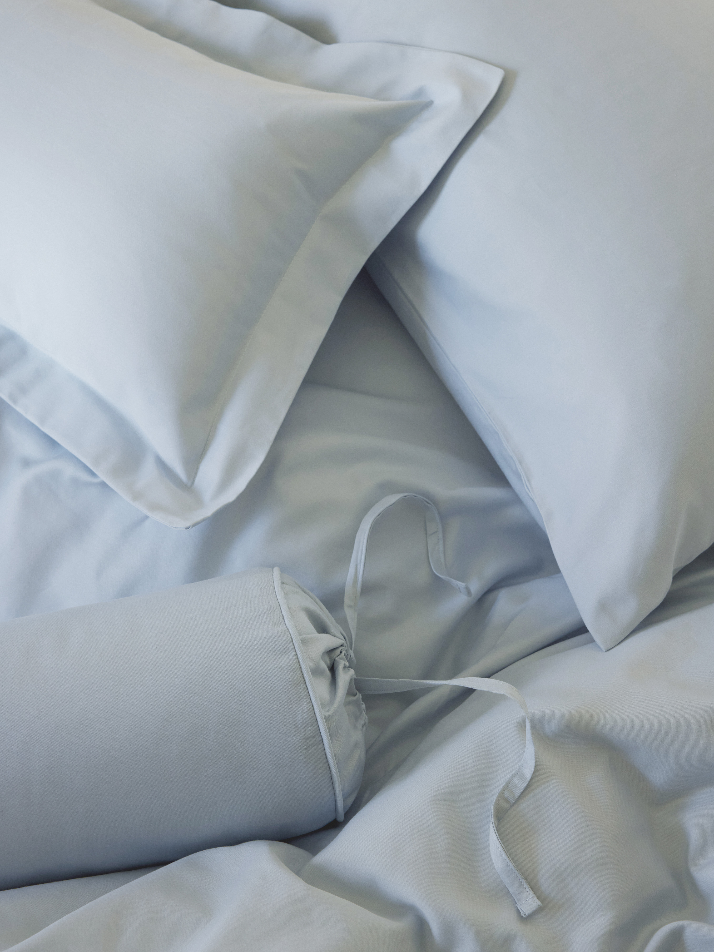 Mille Notti Satina Örngott utan vinge Ljusblå Bomull